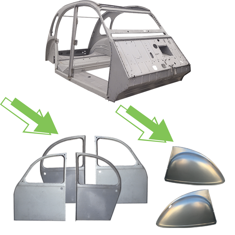 PACK CAISSE 2CV