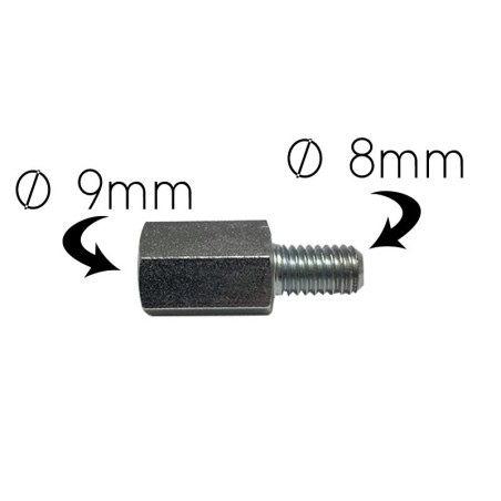 ADAPTATEUR RACCORD TUYAU DE Ø 9MM VERS Ø 8MM