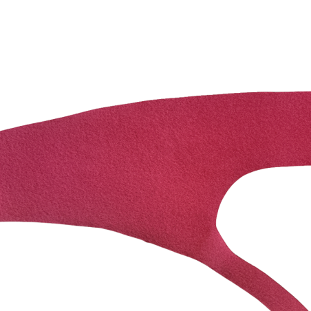 KIT  DE 4 FEUTRINES BORDEAUX AVANT ET ARRIERE COMPLETE 2CV6