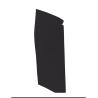 KIT DE 4 FEUTRINES ANTHRACITE POUR HABILLAGE INTÉRIEUR (LATERALES ET PASSAGE DE ROUE ARRIERE) POUR 2CV AVEC VITRE DE CUSTODE