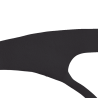 KIT DE 4 FEUTRINES ANTHRACITE POUR HABILLAGE INTÉRIEUR (LATERALES ET PASSAGE DE ROUE ARRIERE) POUR 2CV AVEC VITRE DE CUSTODE