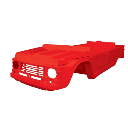 CARROSSERIE COMPLETE NM  MEHARI BLANCHE  (20 PIECES)  3.5MMTI UV ABS