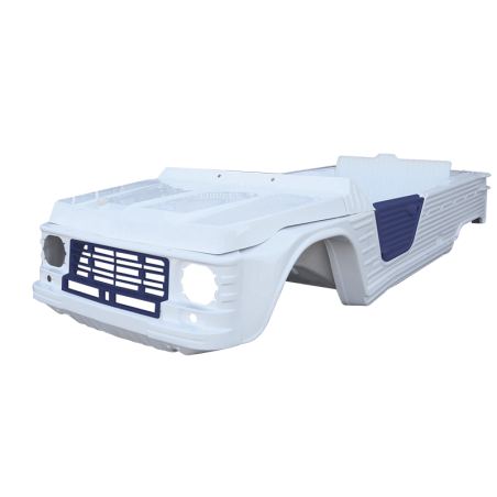 CARROSSERIE COMPLETE NM  MEHARI BLANCHE  (20 PIECES)  3.5MMTI UV ABS