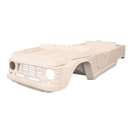 CARROSSERIE COMPLETE NM  MEHARI BLANCHE  (20 PIECES)  3.5MMTI UV ABS