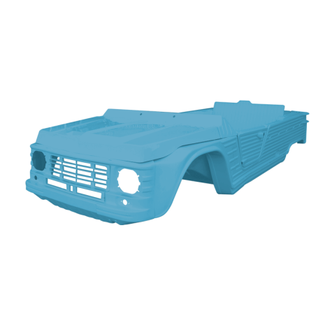 CARROSSERIE COMPLETE NM  MEHARI BLANCHE  (20 PIECES)  3.5MMTI UV ABS