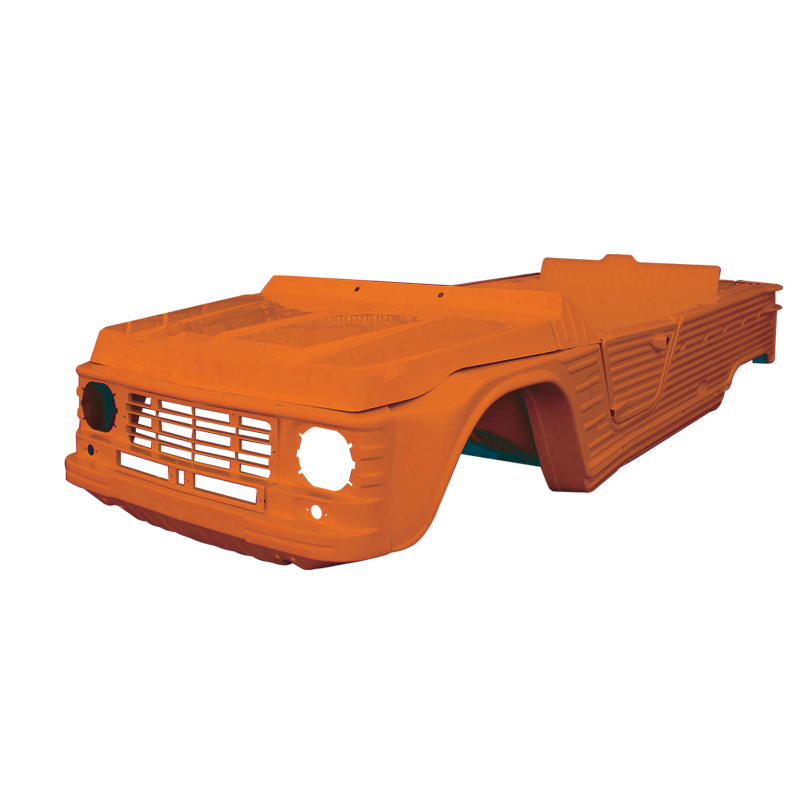 CARROSSERIE COMPLETE NM  MEHARI BLANCHE  (20 PIECES)  3.5MMTI UV ABS