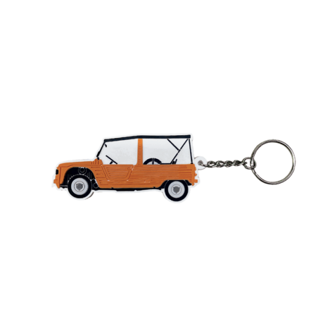 PORTE CLE MEHARI ORANGE