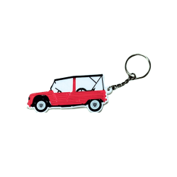 PORTE CLE MEHARI ROUGE