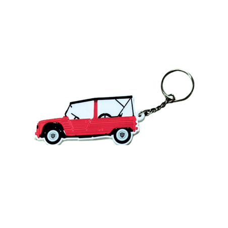 PORTE CLE MEHARI ROUGE