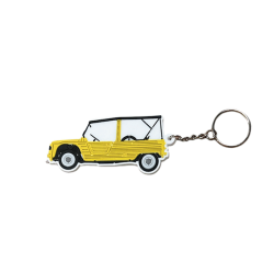PORTE CLE MEHARI JAUNE