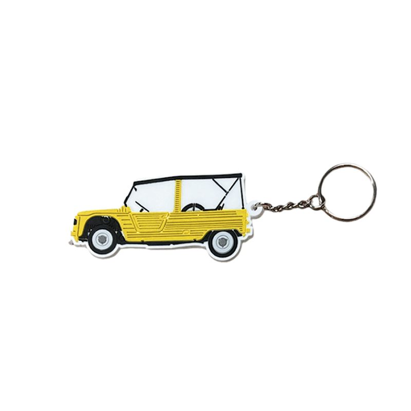 PORTE CLE MEHARI JAUNE