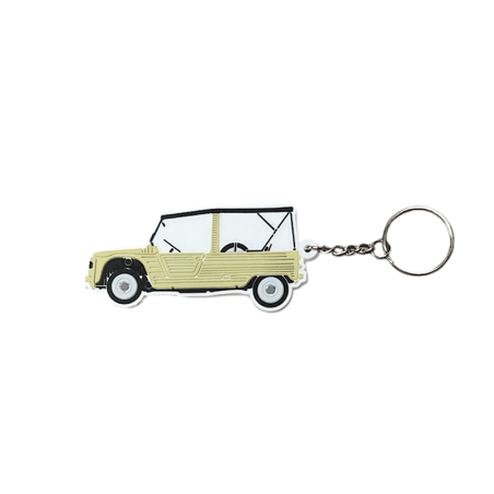 PORTE CLE MEHARI BEIGE
