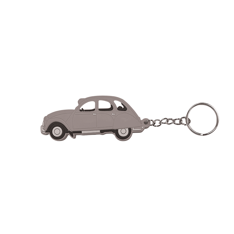 PORTE CLE 2CV GRISE