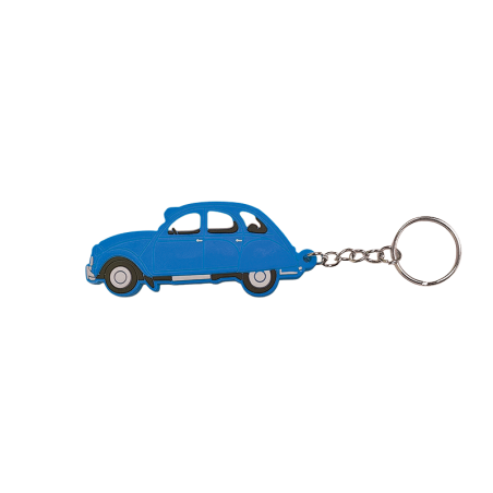 PORTE CLE 2CV BLEU