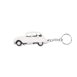 PORTE CLE 2CV BLANCHE