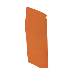 KIT DE 4 FEUTRINES ORANGE POUR HABILLAGE INTÉRIEUR (LATERALES ET PASSAGE DE ROUE ARRIERE) POUR 2CV AVEC VITRE DE CUS
