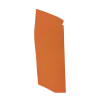 KIT DE 4 FEUTRINES ORANGE POUR HABILLAGE INTÉRIEUR (LATERALES ET PASSAGE DE ROUE ARRIERE) POUR 2CV AVEC VITRE DE CUS