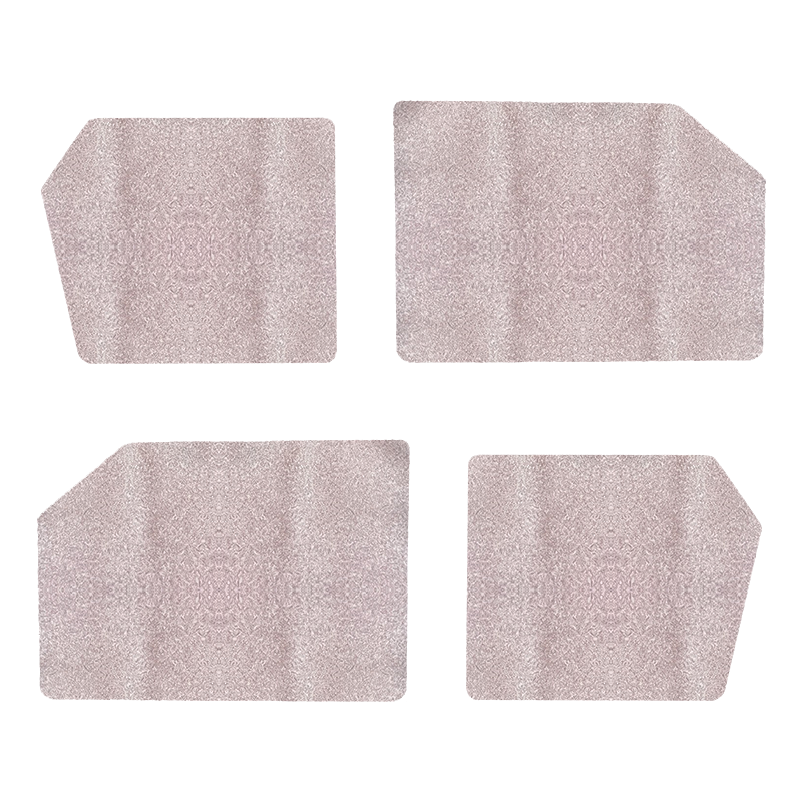 KIT DE 4 PANNEAUX GRIS MOUCHETÉ POUR PORTE DE 2 CV VERSION SUICIDE DE 1948 A 1964