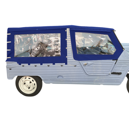 ENSEMBLE COMPLET TOILE COTON SYNTHÉTIQUE  6 PIÈCES + HOUSSE ROUE SECOURS