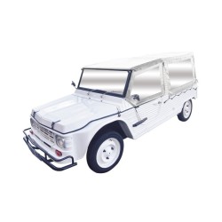ENSEMBLE COMPLET BACHE TOILE PVC TRADITIONNEL POUR MEHARI