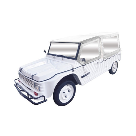 ENSEMBLE COMPLET BACHE TRADITIONNEL NOIRE POUR MEHARI