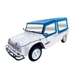 ENSEMBLE COMPLET BACHE TOILE PVC TRADITIONNEL POUR MEHARI