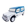ENSEMBLE COMPLET BACHE TOILE PVC TRADITIONNEL POUR MEHARI