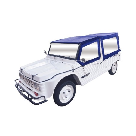 ENSEMBLE COMPLET BACHE TRADITIONNEL NOIRE POUR MEHARI