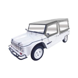 ENSEMBLE COMPLET BACHE TOILE PVC TRADITIONNEL POUR MEHARI