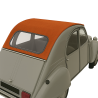 CAPOTE 2CV FERMETURE EXTÉRIEURE