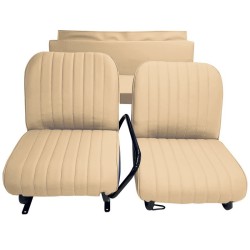 LOT DE 2 SIÈGES AVANT + BANQUETTE ARRIÈRE MÉHARI SIMILI UNI