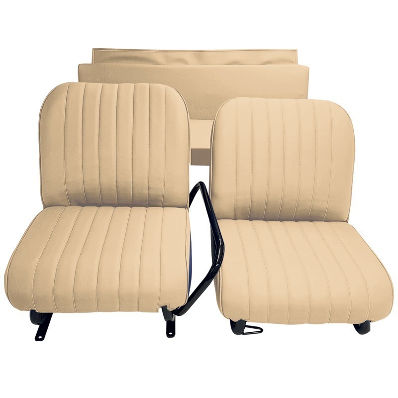 LOT DE 2 SIÈGES AVANT + BANQUETTE ARRIÈRE MÉHARI SIMILI UNI