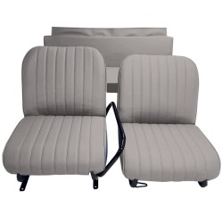 LOT DE 2 SIÈGES AVANT + BANQUETTE ARRIÈRE MÉHARI SIMILI UNI