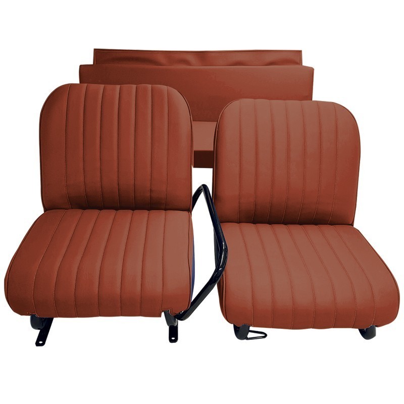 LOT DE 2 SIÈGES AVANT + BANQUETTE ARRIÈRE MÉHARI SIMILI UNI