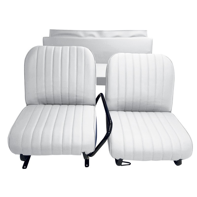 LOT DE 2 SIÈGES AVANT + BANQUETTE ARRIÈRE MÉHARI SIMILI UNI