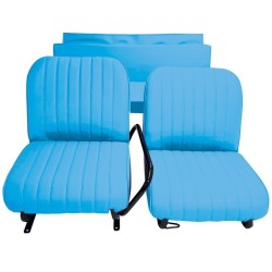 LOT DE 2 SIÈGES AVANT + BANQUETTE ARRIÈRE MÉHARI SIMILI UNI