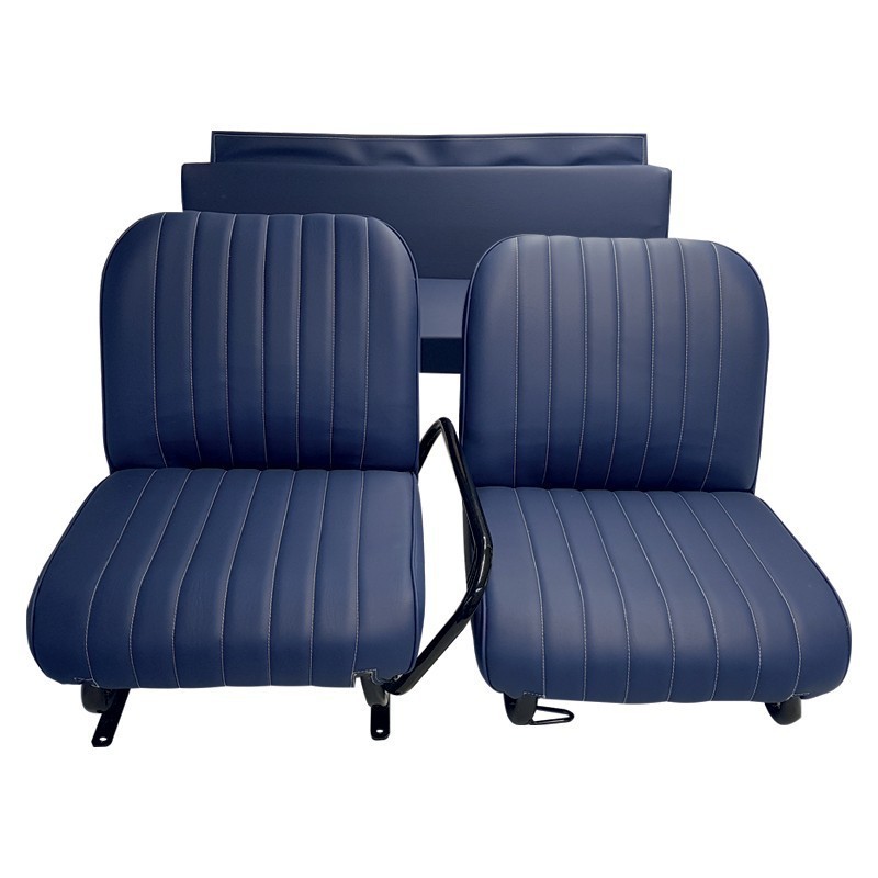 LOT DE 2 SIÈGES AVANT + BANQUETTE ARRIÈRE MÉHARI SIMILI UNI