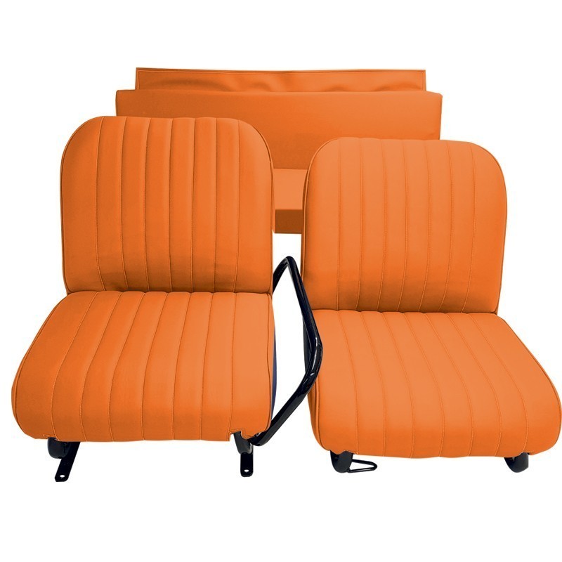 LOT DE 2 SIÈGES AVANT + BANQUETTE ARRIÈRE MÉHARI SIMILI UNI