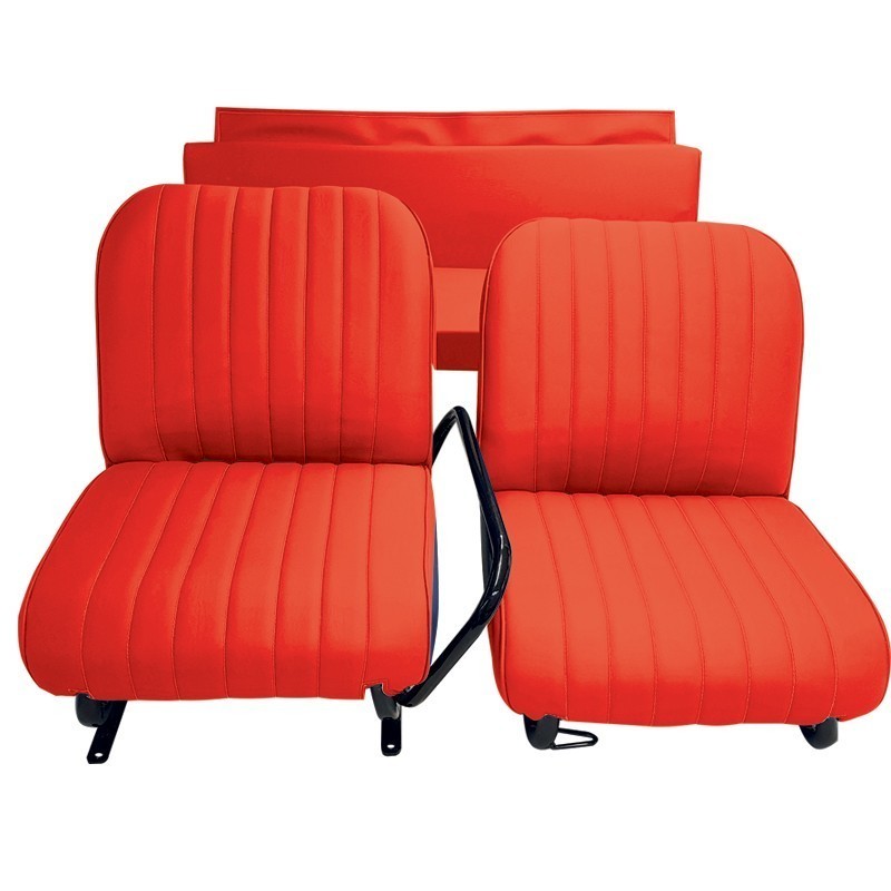 LOT DE 2 SIÈGES AVANT + BANQUETTE ARRIÈRE MÉHARI SIMILI UNI