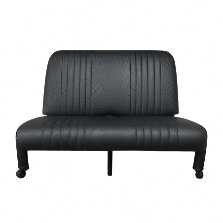 GARNITURE DE BANQUETTE ARRIERE POUR DYANE RABATTABLE TISSU BEIGE RAYE ROUGE