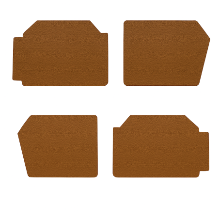 KIT DE 4 PANNEAUX DE PORTES NOIR 2CV6 GRAND MODELE