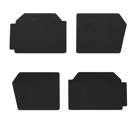 KIT DE 4 PANNEAUX DE PORTES NOIR 2CV6 GRAND MODELE