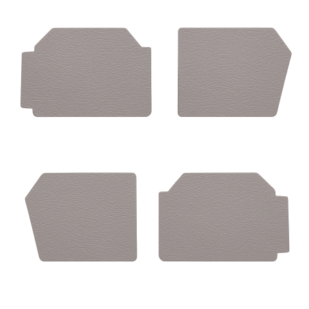 KIT DE 4 PANNEAUX DE PORTES NOIR 2CV6 GRAND MODELE