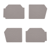 KIT DE 4 PANNEAUX  POUR PORTE DE 2 CV VERSION GRAND MODELE