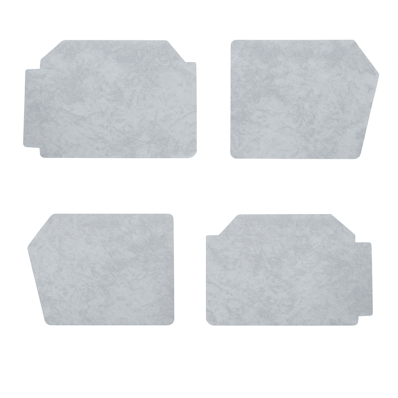 KIT DE 4 PANNEAUX POUR PORTE DE 2 CV VERSION GRAND MODELE