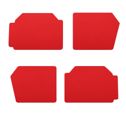KIT DE 4 PANNEAUX  POUR PORTE DE 2 CV VERSION GRAND MODELE