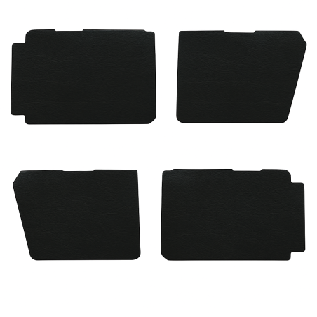 KIT DE 4 PANNEAUX DE PORTES NOIR 2CV6 PETIT MODELE