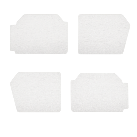 KIT DE 4 PANNEAUX DE PORTES NOIR 2CV6 PETIT MODELE