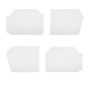 KIT DE 4 PANNEAUX NOIR POUR PORTE DE 2 CV VERSION PETIT MODELE