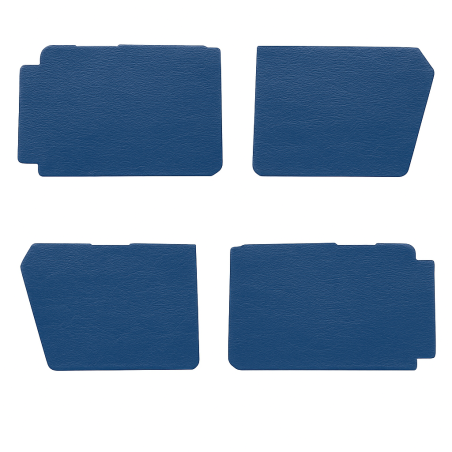 KIT DE 4 PANNEAUX DE PORTES NOIR 2CV6 PETIT MODELE